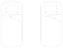 Twin bed guest stateroom configuration on the Brass Ring yacht